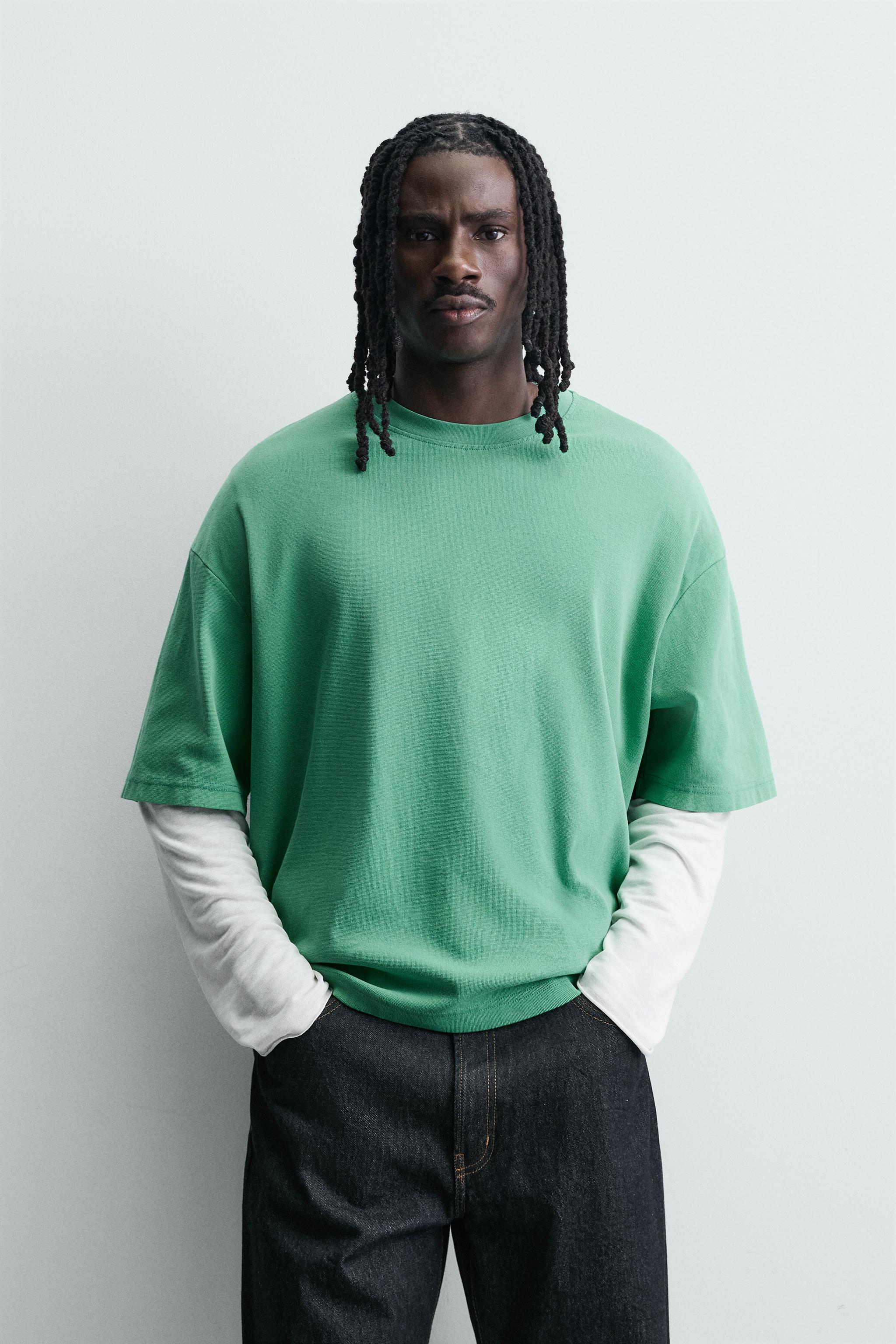 BOXY FIT TEXTURED SWEATSHIRT